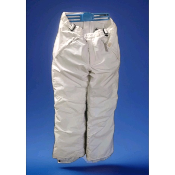 Columbia Women's Waterproof Insulated Omni‎ tech Snow Pants White Medium - Picture 1 of 11